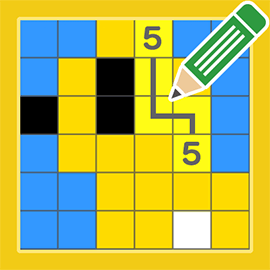 パズルゲーム｜毎日線引きパズル