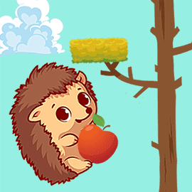 アクションゲーム｜きのぼりハリネズミくん